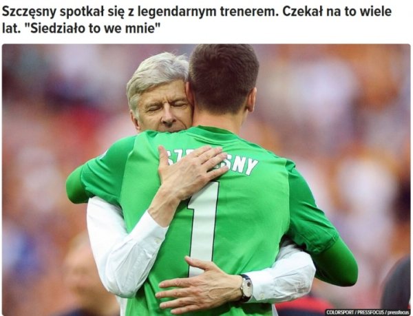 Szczesny: After being abandoned by Wenger, I became a estrangement from him, but at that time I was really content with the status quo